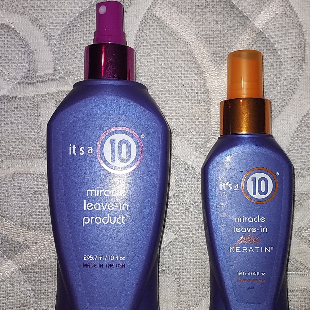 It's a 10 Leave-In-Conditioner 4 Oz & 8 Oz bottles